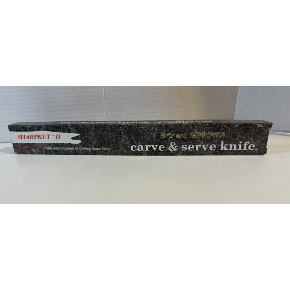 Sharpkut II Carve & Serve Knife Hardened & Tempered Surgical Stainless Steel New